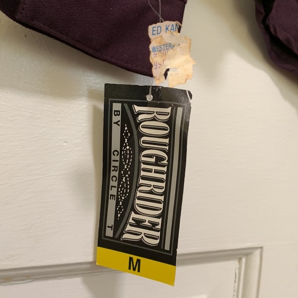 Vintage Roughrider Purple Western Button Down Shirt - Picture 4 of 4